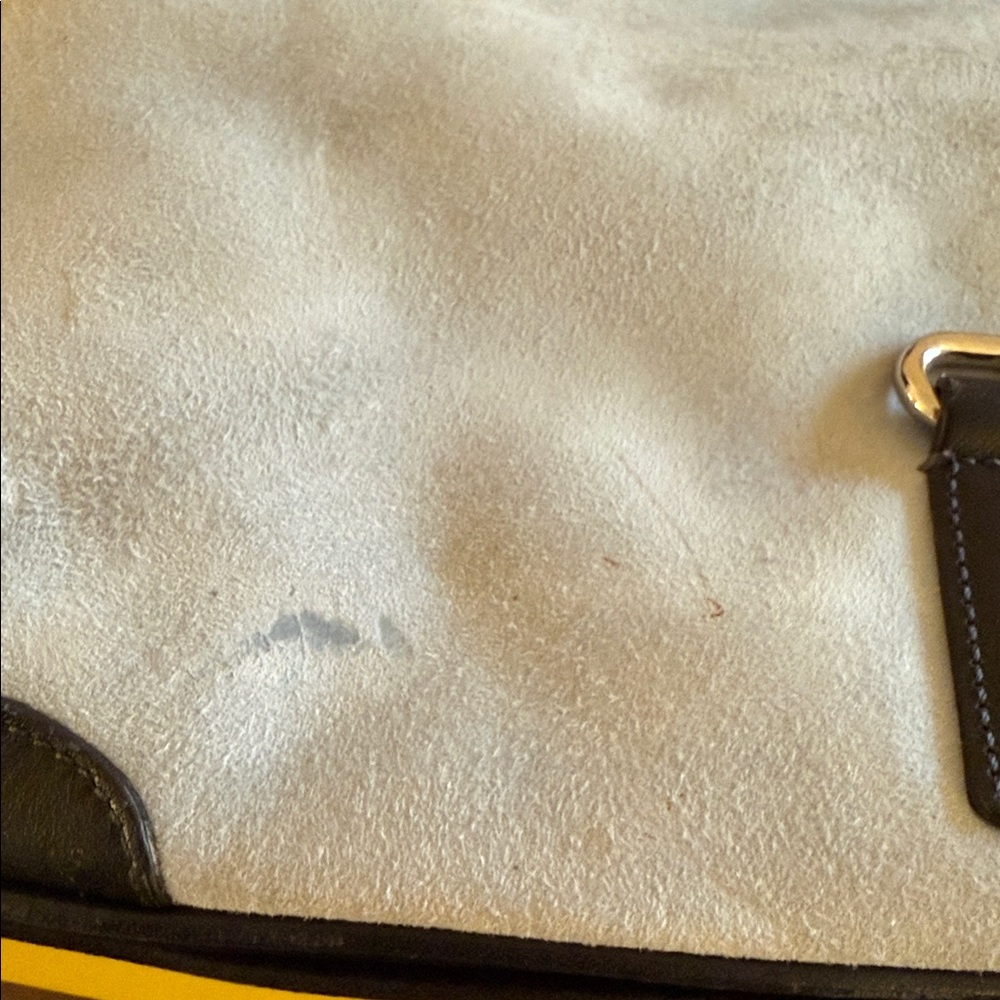 Coach light blue suede with navy leather - Picture 4 of 8